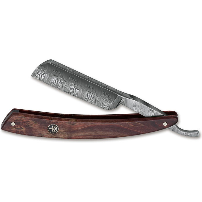 Бритва BOKER DAMASCUS CURLY BIRCH 6/8 BK140610DAM