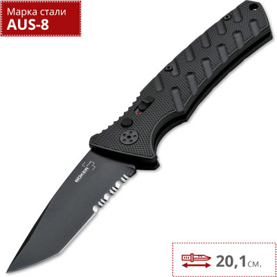Складной нож BOKER PLUS STRIKE TANTO BLACK 01BO401