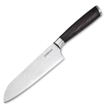 Нож кухонный BOKER MEISTERKLINGE SANTOKU 130952DAM